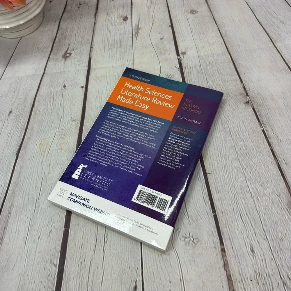 textbook 5th ed health sciences literature review made easy by garrard 2017